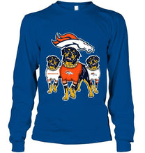 Load image into Gallery viewer, Denver Broncos Rottweilers fan shirt