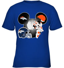 Load image into Gallery viewer, Denver Broncos Minnie cheerleader shirt