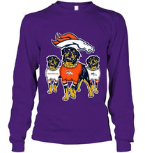 Load image into Gallery viewer, Denver Broncos Rottweilers fan shirt
