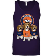 Load image into Gallery viewer, Denver Broncos Beagles fan shirt