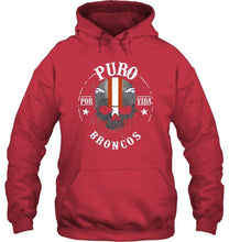 Load image into Gallery viewer, Puro Denver Broncos por vida fan shirt