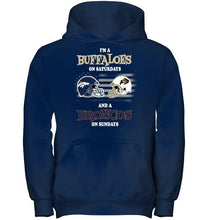 Load image into Gallery viewer, I'm Colorado Buffaloes on Saturdays and Denver Broncos on Sundays shirt