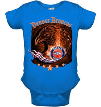 Load image into Gallery viewer, denver broncos eagle american flag shirt
