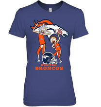 Load image into Gallery viewer, Denver Broncos Rick and morty fan shirt