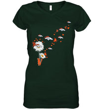 Load image into Gallery viewer, Denver Broncos daisy butterfly fan shirt