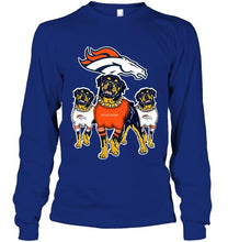 Load image into Gallery viewer, Denver Broncos Rottweilers fan hoodie