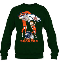 Load image into Gallery viewer, Denver Broncos Rick and morty fan shirt