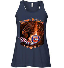 Load image into Gallery viewer, denver broncos eagle american flag shirt