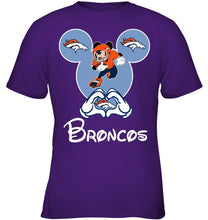 Load image into Gallery viewer, Denver Broncos Mickey shirt
