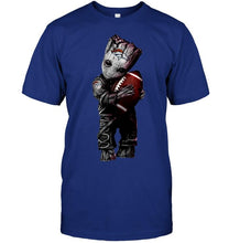 Load image into Gallery viewer, baby groot loves Denver Broncos shirt