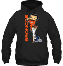 Load image into Gallery viewer, Denver Broncos betty boop fan shirt