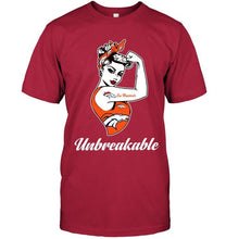Load image into Gallery viewer, Go Denver Broncos unbreakable girl shirt
