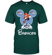 Load image into Gallery viewer, Denver Broncos Mickey shirt