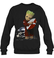 Load image into Gallery viewer, Groot loves Denver Broncos fan hoodie