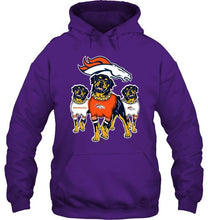 Load image into Gallery viewer, Denver Broncos Rottweilers fan shirt