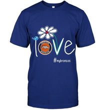Load image into Gallery viewer, Love my Broncos Denver Broncos daisy fan shirt