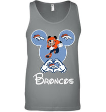 Load image into Gallery viewer, Denver Broncos Mickey shirt