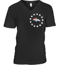 Load image into Gallery viewer, Denver Broncos american star flag shirt