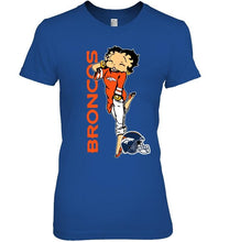 Load image into Gallery viewer, Denver Broncos betty boop fan shirt