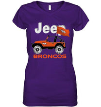 Load image into Gallery viewer, Jeep Denver Broncos fan hoodie