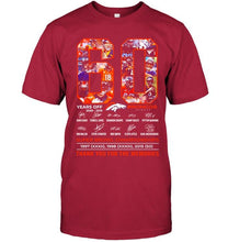 Load image into Gallery viewer, 60 years of Denver Broncos thank you for the memories shirt