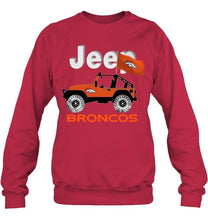 Load image into Gallery viewer, Jeep Denver Broncos fan hoodie
