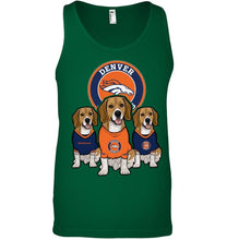 Load image into Gallery viewer, Denver Broncos Beagles fan shirt