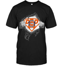 Load image into Gallery viewer, Denver Broncos dad superman shirt