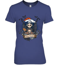 Load image into Gallery viewer, Denver Broncos Jack Skellington shirt