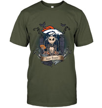 Load image into Gallery viewer, Denver Broncos Jack Skellington shirt