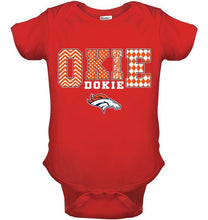 Load image into Gallery viewer, Okie dokie Denver Broncos fan shirt