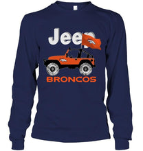 Load image into Gallery viewer, Jeep Denver Broncos fan hoodie