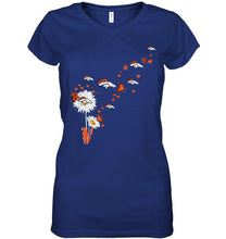 Load image into Gallery viewer, Denver Broncos daisy butterfly fan shirt