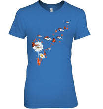 Load image into Gallery viewer, Denver Broncos daisy butterfly fan shirt