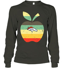 Load image into Gallery viewer, Denver Broncos teacher apple retro shirt