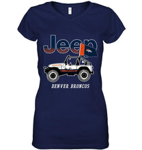 Load image into Gallery viewer, Denver Broncos jeep shirt