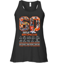 Load image into Gallery viewer, 60 years of denver broncos signed shirt