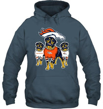 Load image into Gallery viewer, Denver Broncos Rottweilers fan shirt