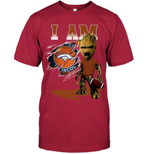 Load image into Gallery viewer, I am Denver Broncos groot shirt