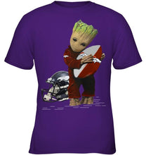 Load image into Gallery viewer, Groot loves Denver Broncos fan hoodie