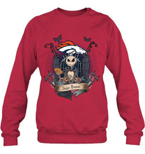 Load image into Gallery viewer, Denver Broncos Jack Skellington shirt