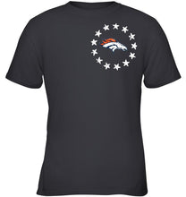 Load image into Gallery viewer, Denver Broncos american star flag shirt