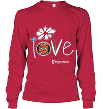 Load image into Gallery viewer, Love my Broncos Denver Broncos daisy fan shirt
