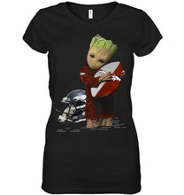 Load image into Gallery viewer, Groot loves Denver Broncos fan hoodie