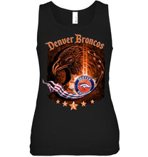 Load image into Gallery viewer, denver broncos eagle american flag shirt