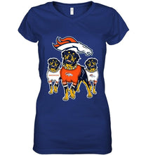 Load image into Gallery viewer, Denver Broncos Rottweilers fan shirt