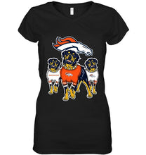 Load image into Gallery viewer, Denver Broncos Rottweilers fan shirt