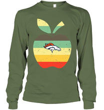 Load image into Gallery viewer, Denver Broncos teacher apple retro shirt