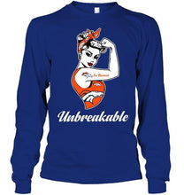 Load image into Gallery viewer, Go Denver Broncos unbreakable girl shirt