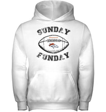 Load image into Gallery viewer, Sunday funday Denver Broncos lover shirt